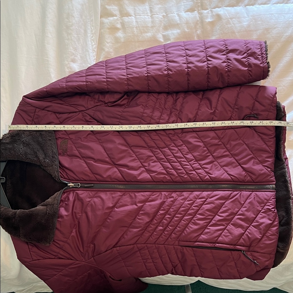 The North Face Women's Maroon Reversible Jacket Size XXL EUC - Picture 11 of 12